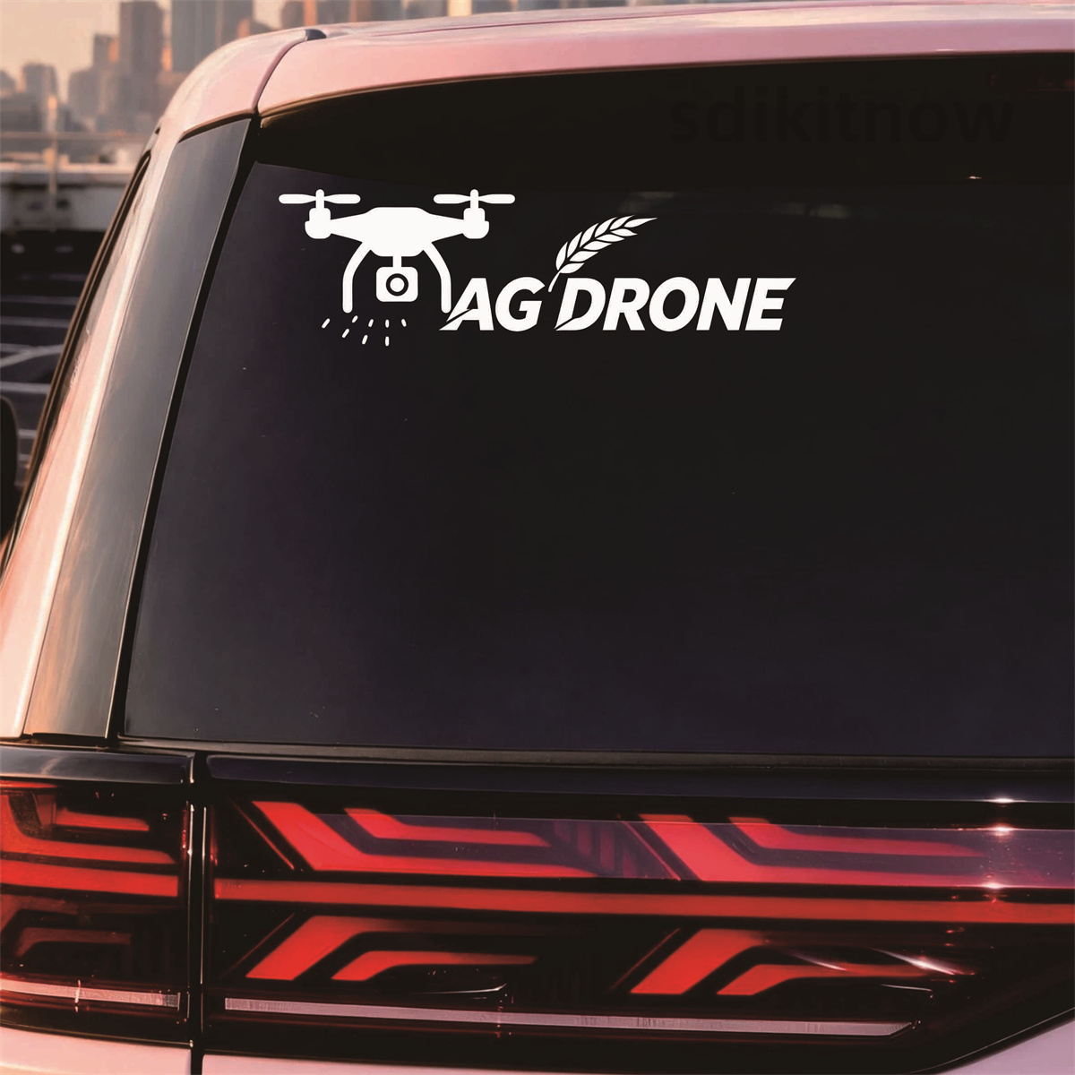 AG DRONE Farm Spraying Vinyl C - Agriculture Farming Words review and price