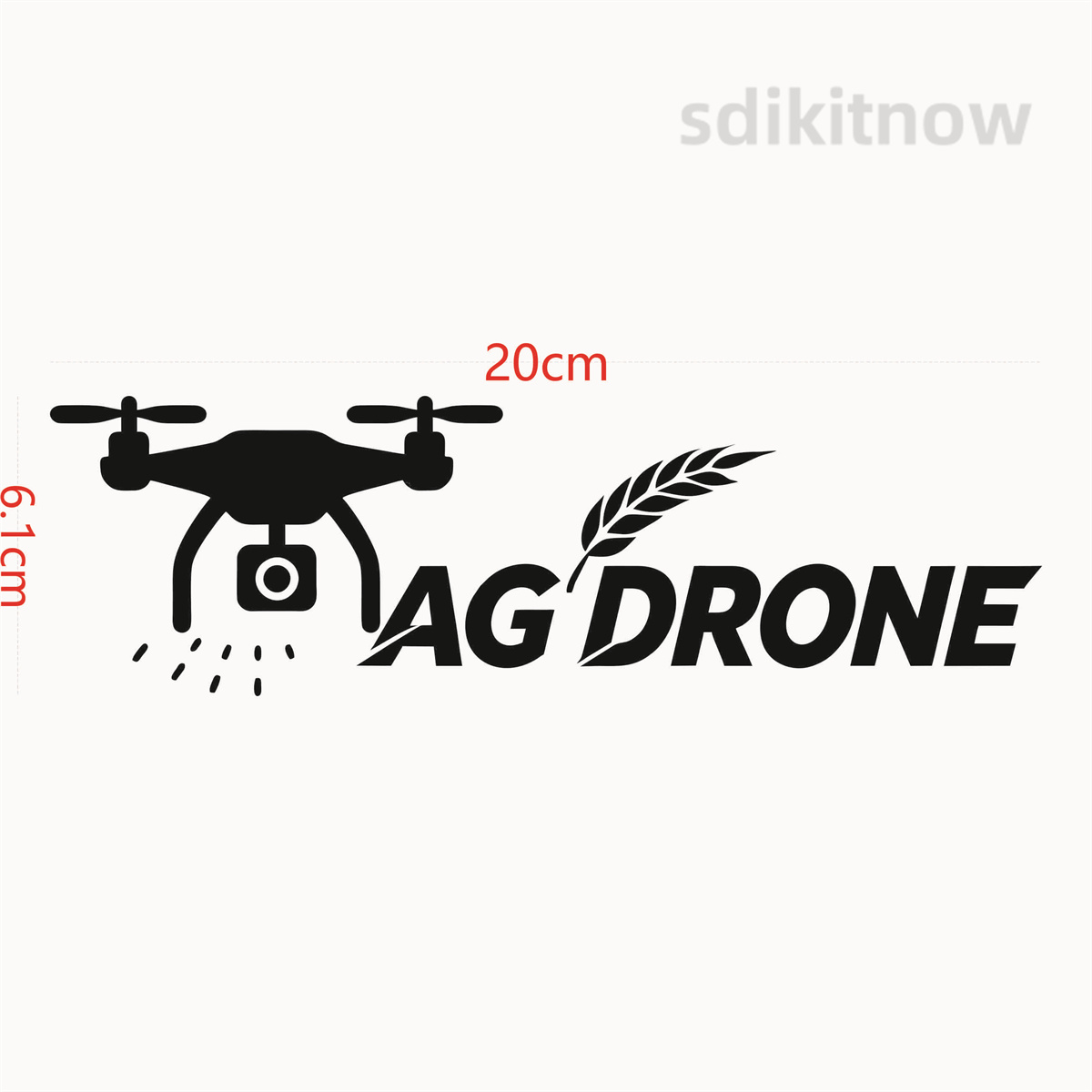 AG DRONE Farm Spraying Vinyl C - Agriculture Farming Words review and price